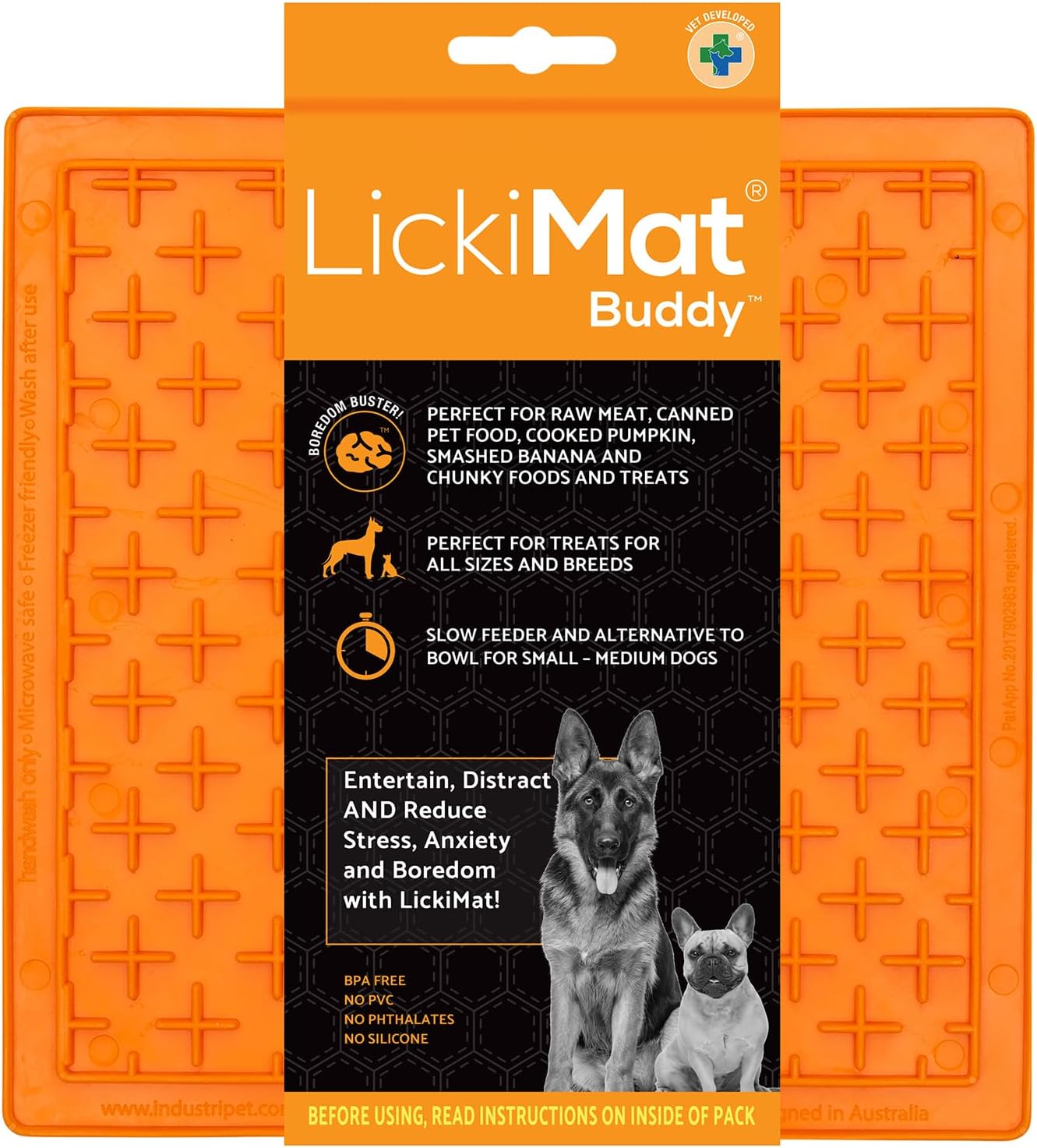LickiMat Classic Buddy — Orange